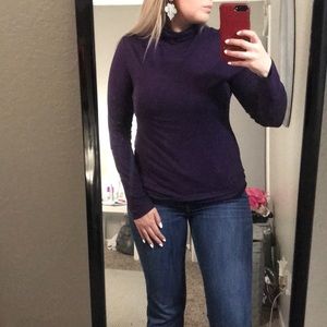 Merona Purple turtle neck